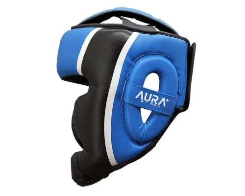 Боксерський шолом RDX Aura Plus T-17 Blue/Black M (HGR-T17UB-M+)