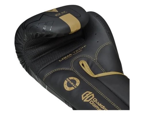 Боксерські рукавички RDX F6 Kara Matte Golden 16 унцій (BGR-F6MGL-16OZ)