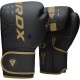 Боксерські рукавички RDX F6 Kara Matte Golden 16 унцій (BGR-F6MGL-16OZ)