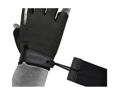 Рукавички для фітнесу RDX T2 Half Brown M (WGA-T2HBR-M)