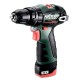 Шуруповерт Metabo PowerMaxx SB BL 12В, 2х2Ah, 20·38Нм, 0-400·0-1500об/хв (601784500)