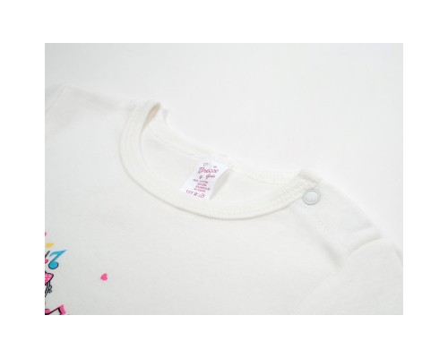 Боді дитяче Breeze з довгим рукавом (1027-98-cream)