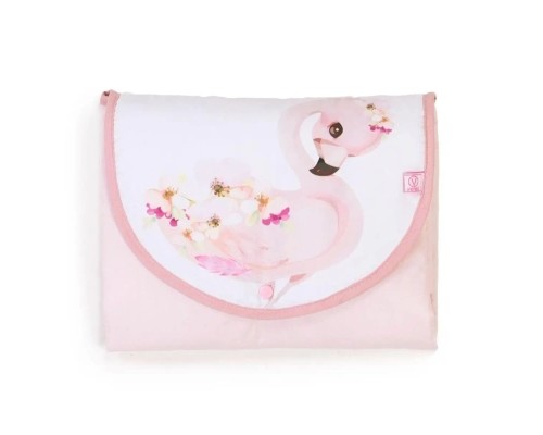 Пеленальний матрацик Верес дорожній Flamingo pink 57х60 см (427.1)