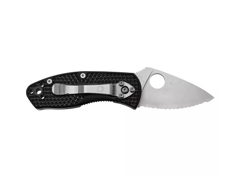 Ніж Spyderco Ambitious Serrated Black (C148SBK)