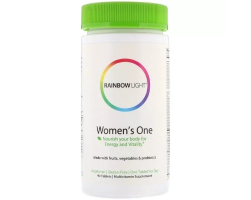 Вітамінно-мінеральний комплекс Rainbow Light Мультивітаміни для жінок, Women's One, 90 таблеток (RLT10882) Вітамінно-мінеральний комплекс Rainbow Light Мультивітаміни для жінок, Women's One, 90 таблеток (RLT10882)