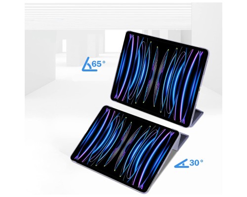Чохол до планшета BeCover Tri Fold Hard Apple iPad Pro 12.9 2020/2021/2022 Purple (711722)