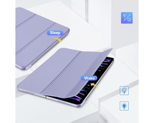 Чохол до планшета BeCover Tri Fold Hard Apple iPad Pro 12.9 2020/2021/2022 Purple (711722)