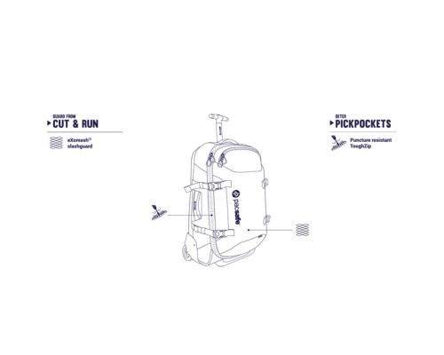Дорожня сумка Pacsafe Toursafe AT21 чорний (50100100)