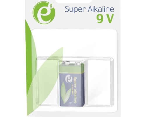 Батарейка EnerGenie Крона 6LR61 9V лужна 1шт (EG-BA-6LR61-01) 