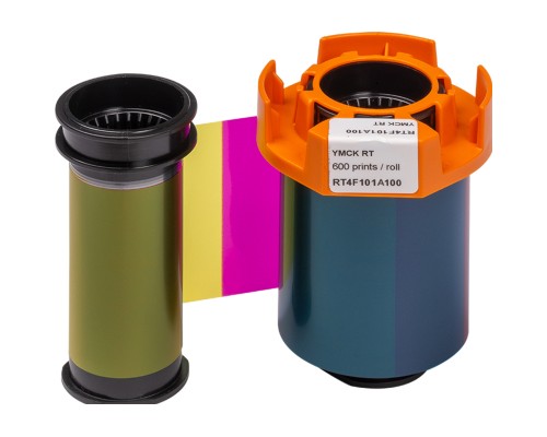 Ріббон Evolis до Agilia, YMCK, 600 відбитків (RT4F101M100)