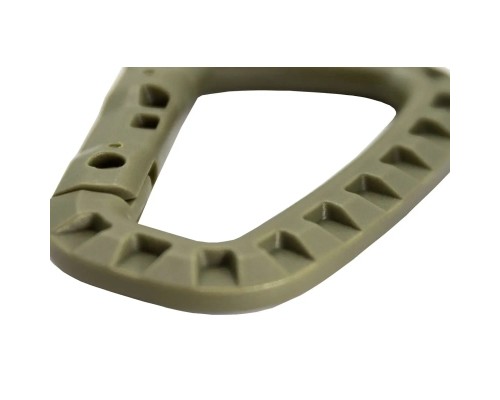 Карабін туристичний Tramp Набір 3 шт пластикових Green (UTRA-304-green)