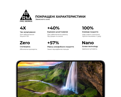 Скло захисне Armorstandart Pro ZTE Nubia Neo 2 5G Black (ARM78903)