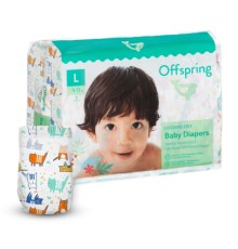 Підгузки Offspring Cat Розмір L 9-13 кг 36 шт (DP-OI-FAT-L36P-MTC)