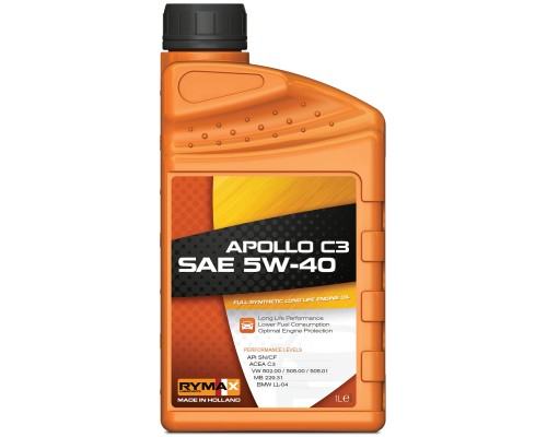 Моторна олива RYMAX Apollo C3 5W-40, 1л.