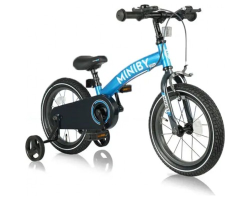 Дитячий велосипед QPlay біговел Miniby 3в1 Blue (CB01MiniByBlue)