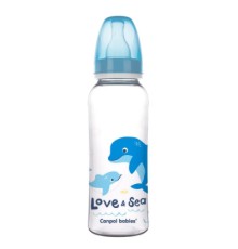 Пляшечка для годування Canpol babies PP LOVE&SEA 250 мл блакитна (59/400_blu)
