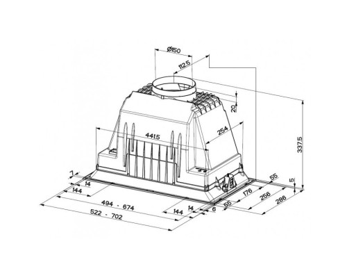 Витяжка кухонна Faber Inka Plus Hcs A70 (305.0628.323)
