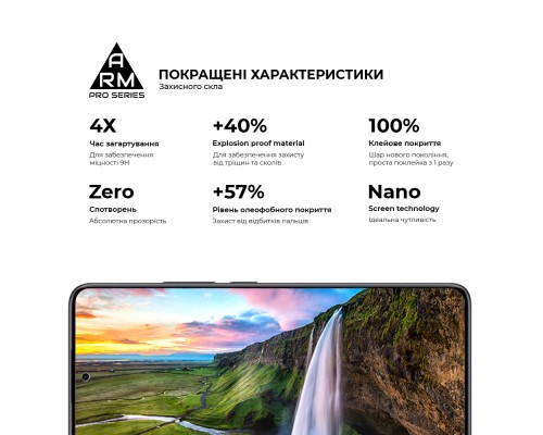 Скло захисне Armorstandart Pro Xiaomi Redmi Note 14 5G Black (ARM83175)