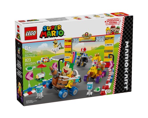 Конструктор LEGO Super Mario Mario Kart – Baby Peach & Grand Prix. Набір (72036)