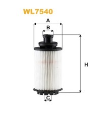 Фільтр масляний Wixfiltron WL7540