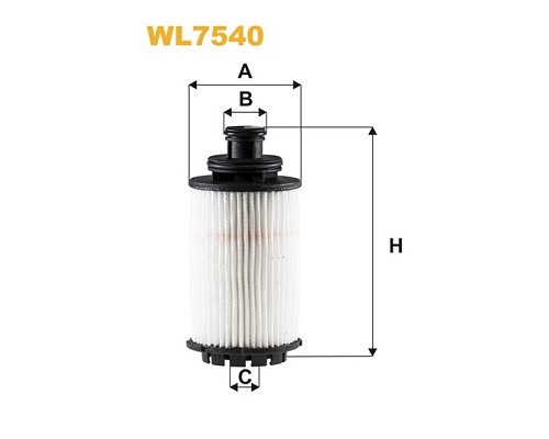Фільтр масляний Wixfiltron WL7540
