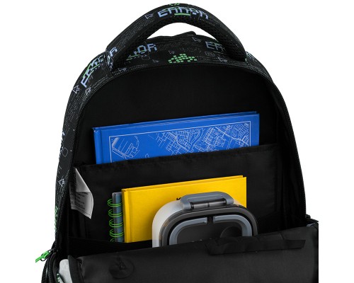 Рюкзак шкільний GoPack Education 175M-7 Error (GO25-175M-7)