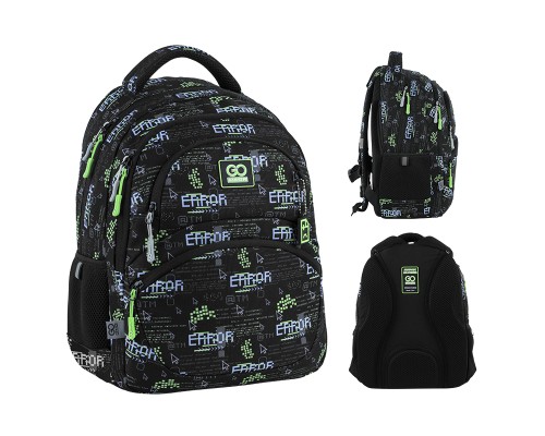 Рюкзак шкільний GoPack Education 175M-7 Error (GO25-175M-7)