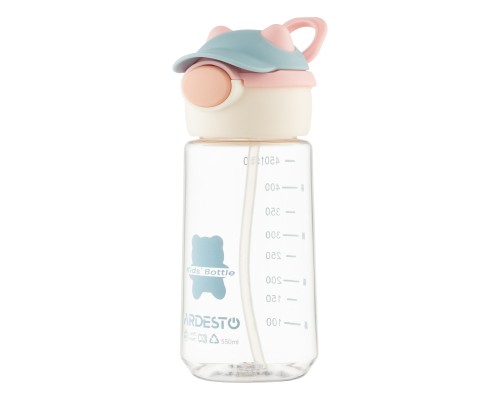 Пляшка для води Ardesto Bear 550мл рожевий (AR2255BB)