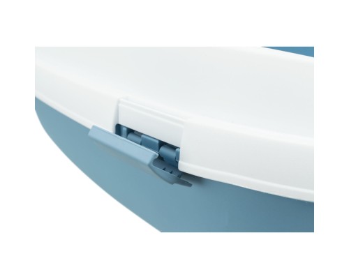 Туалет для котів Trixie Primo XXL з бортиками 56х25х71 см синьо-білий (4011905401751)