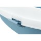 Туалет для котів Trixie Primo XXL з бортиками 56х25х71 см синьо-білий (4011905401751)