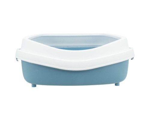 Туалет для котів Trixie Primo XXL з бортиками 56х25х71 см синьо-білий (4011905401751)