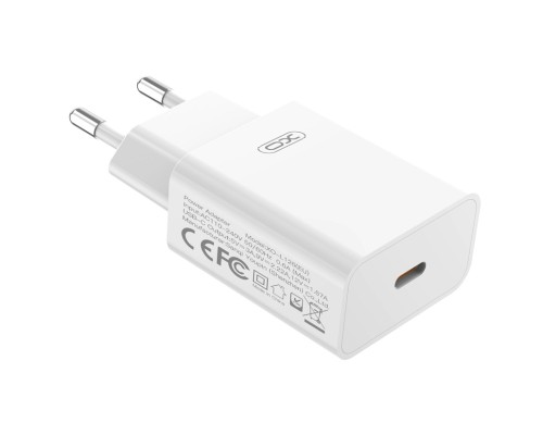 Зарядний пристрій XO L126 20W USB-C PD White (L126_White)