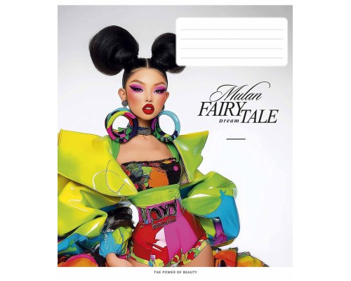 Зошит Школярик Fairytale 36 аркушів клітинка (036-3542K)