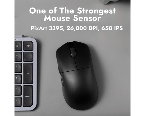 Мишка Lemokey G1 USB-A/USB-C/Wireless 8K Black (G1-A1)