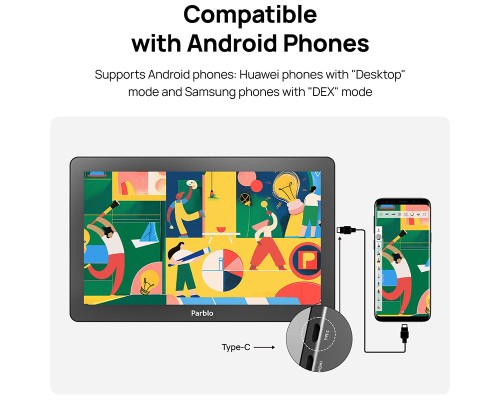 Графічний планшет Parblo Coast 16 Pro Gen2 (COAST16PROG2)