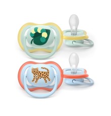Пустушка Philips AVENT Ultra Air 0-6 місяців 2 шт блакитна (SCF087/02)