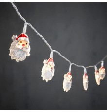 Гірлянда Luca Lighting Санта, струна 1,2 м, 10 LED теплий білий, 2АА (8720362642305)