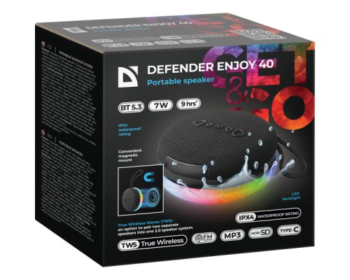 Акустична система Defender Enjoy 40 Black (65141)