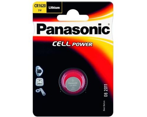 Батарейка Panasonic CR 1620 * 1 LITHIUM (CR-1620EL/1B) 