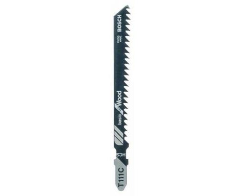 Полотно Bosch T111 С, HC, 5 шт, к электролобзику (2.608.630.033)
