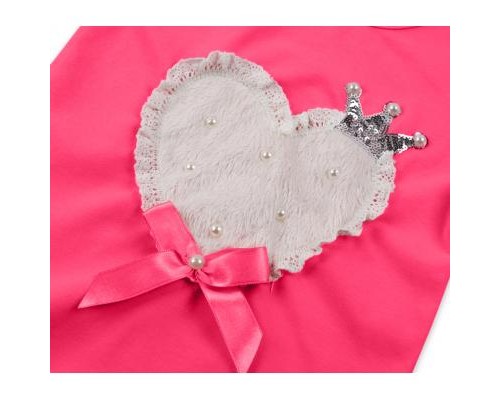 Кофта дитяча Breeze фуксія з сердечком (8095-98G-purple)