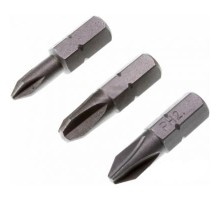 Набір біт Stanley Ph1, Ph2, Ph3, 25мм, 3шт. (STA61023)