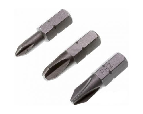 Набір біт Stanley Ph1, Ph2, Ph3, 25мм, 3шт. (STA61023)