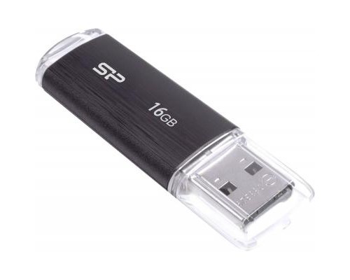 USB флеш накопичувач Silicon Power 16GB Ultima U02 Black USB 2.0 (SP016GBUF2U02V1K) USB флеш накопичувач Silicon Power 16GB Ultima U02 Black USB 2.0 (SP016GBUF2U02V1K)