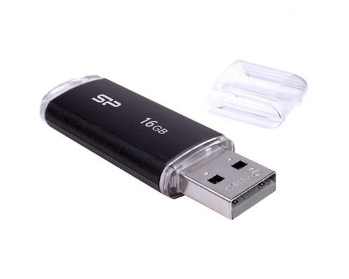 USB флеш накопичувач Silicon Power 16GB Ultima U02 Black USB 2.0 (SP016GBUF2U02V1K) USB флеш накопичувач Silicon Power 16GB Ultima U02 Black USB 2.0 (SP016GBUF2U02V1K)