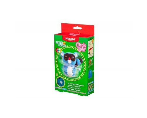 Набір для творчості Paulinda Super Dough Circle Baby Енот заводной механизм, синий (PL-081177-2)