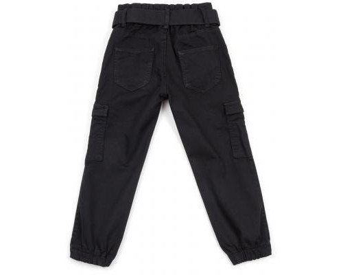 Штани дитячі Breeze з накладними кишенями (OZ-19827-140G-black)