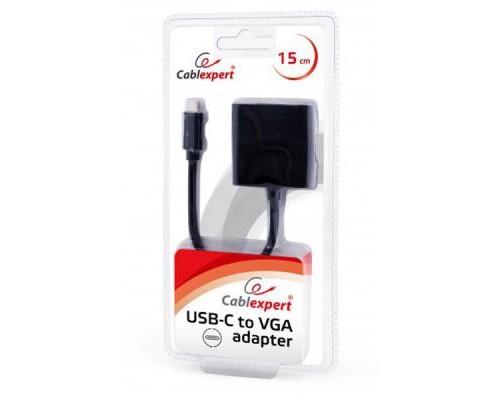 Перехідник Type-C to VGA Cablexpert (AB-CM-VGAF-01) Перехідник Type-C to VGA Cablexpert (AB-CM-VGAF-01)