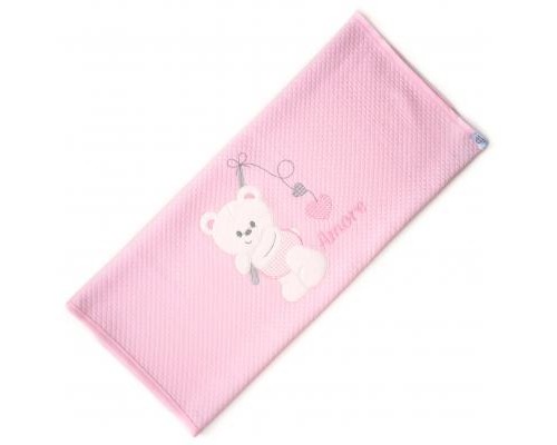 Ковдра дитяча Breeze з ведмедиком (64291-pink)