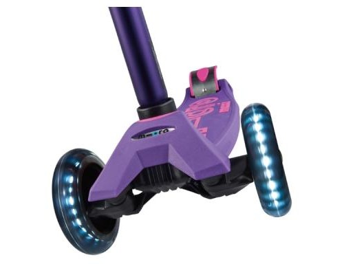 Самокат Micro Maxi Deluxe Purple LED (MMD066)